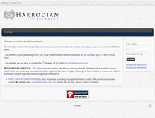 Tablet Screenshot of intranet.harrodian.com